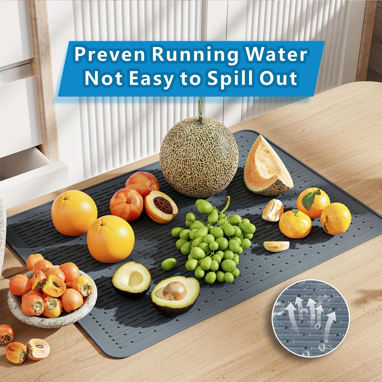 Large non-slip silicone stovetop protector heat resistant covers electric stove range hood pad