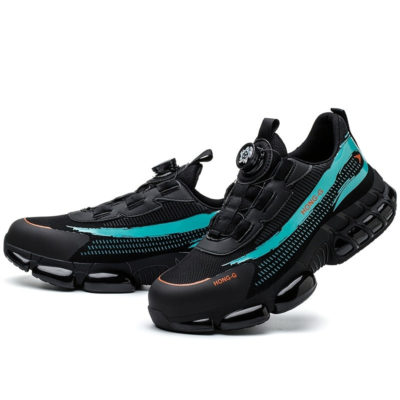 Women's Steel Toe Work Shoes Anti-Slip Safety Boots Black Durable Pu Sole