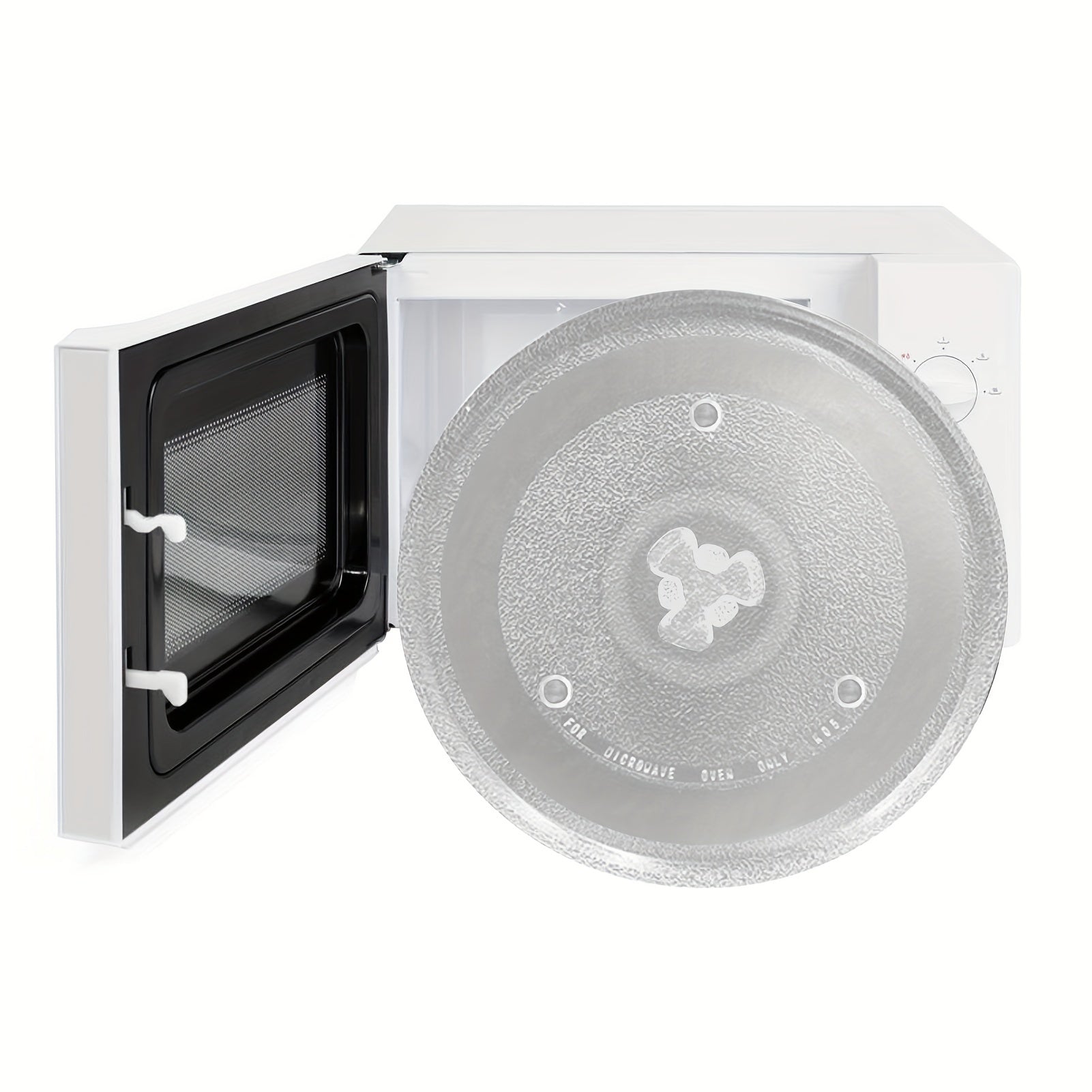 Heat-Resistant Glass Microwave Turntable Plate for Kitchen and Dining
