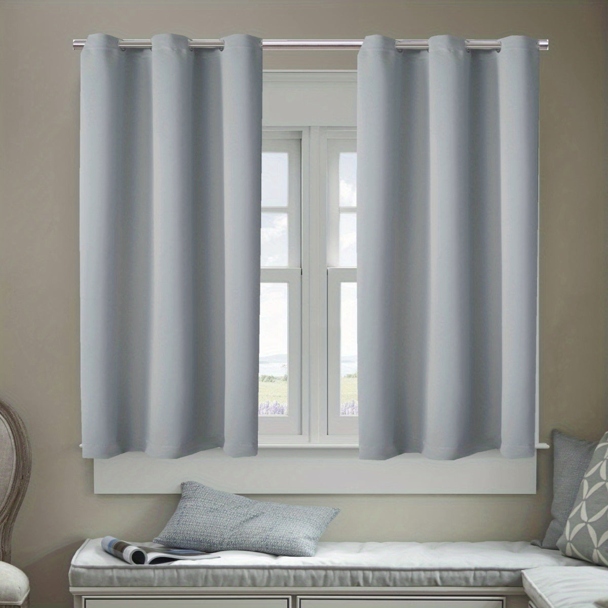 Heat Insulation Window Films Set of 2, UV Protection, Glare Reduction, Privacy