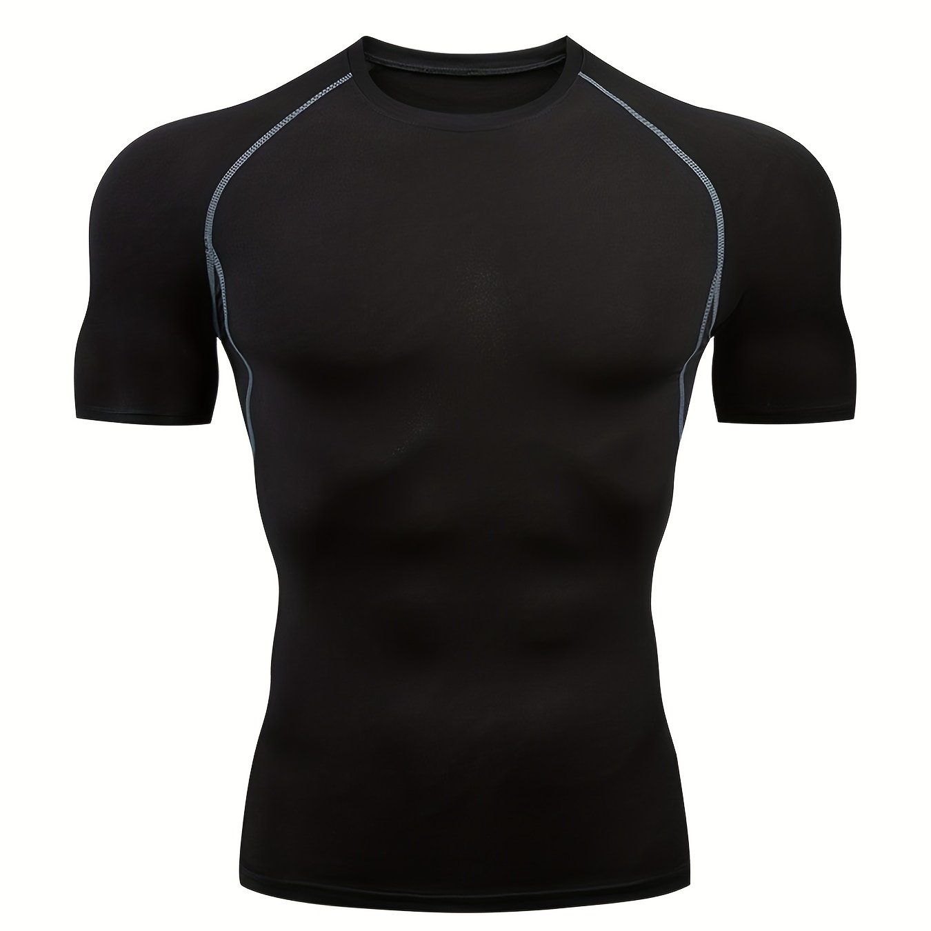 Men's Breathable Quick-Drying Stretch Sports Top for Outdoor Training