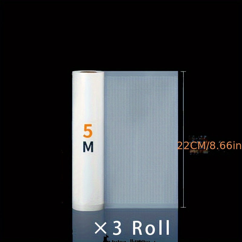 Food-Grade Vacuum Seal Bags, Microwave Safe, Reusable Storage for Kitchen