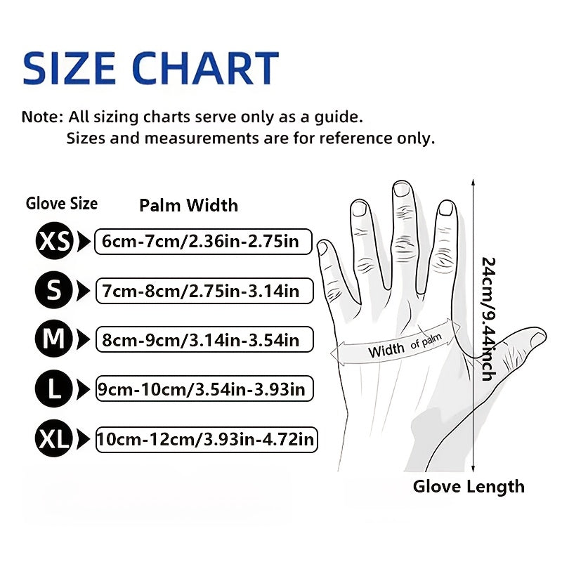 Bir martalik och pushti nitril qo'lqoplar - 100 dona to'plami, tozalash, idishlarni yuvish, bo'yash, soch bo'yash va tirnoqlarni bo'yash, chang va latekssiz, bir martalik kiyim-kechaklar uchun yuqori sifatli himoya