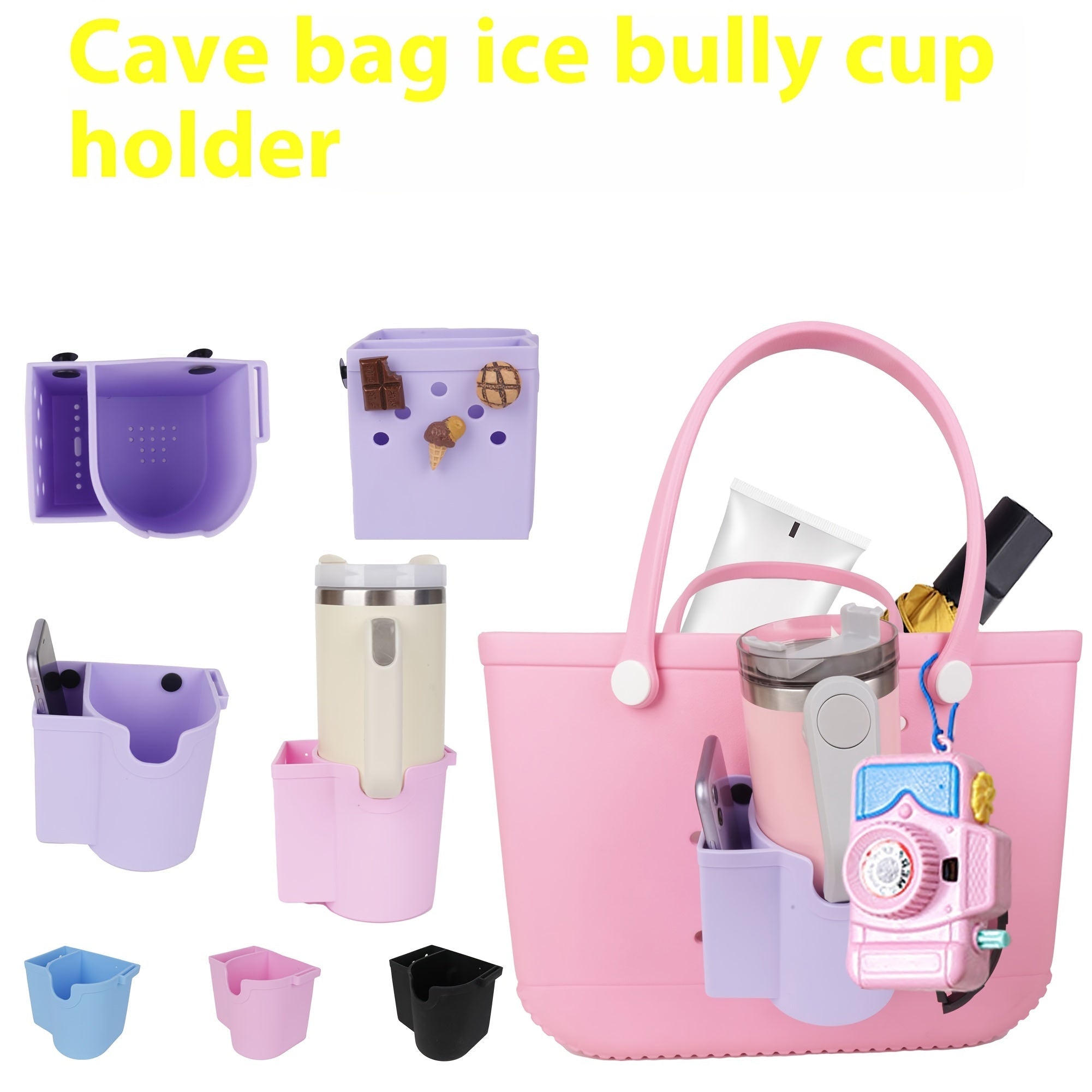 Beach Bag Accessories Water Cup Holder Mobile Phone Storage Bag