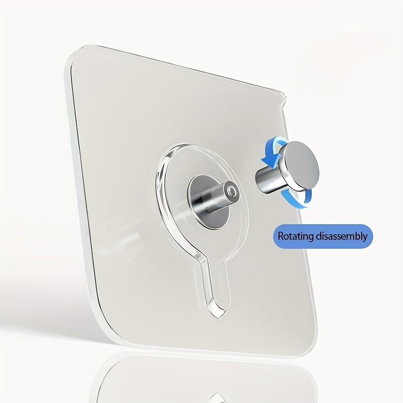 Self-Adhesive Plastic Hooks for Photos Posters No-Trace Wall Mounts Set of 10 20 30