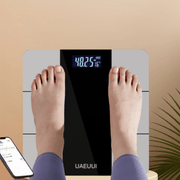 UAEUUI Intelligent Electronic Body Fat Scale - Uyda va hammomda aniq vazn o'lchash uchun simsiz va batareya bilan ishlaydigan.