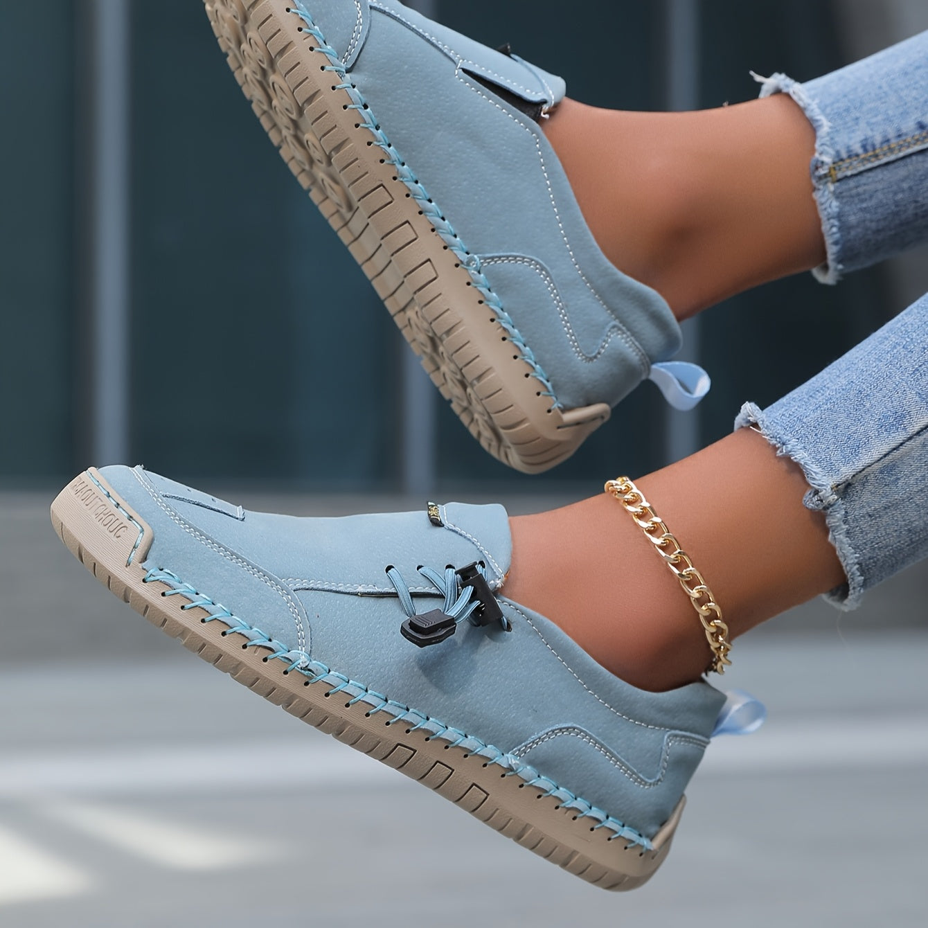 Women's Casual Low-Top Sneakers in 8 Colors Breathable PU Material