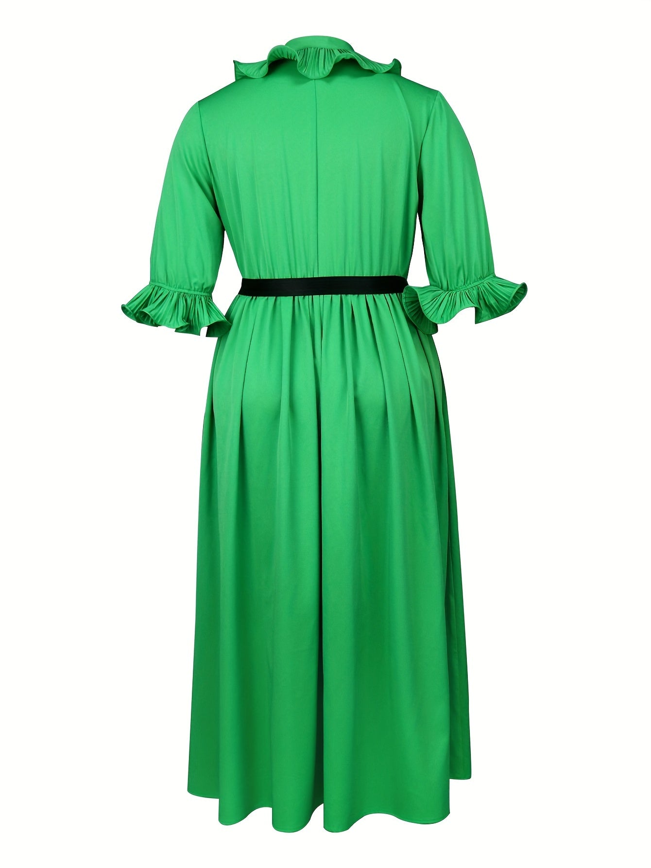 Women's A-Line Long Dress Elegant Ruffle Party Evening Dress