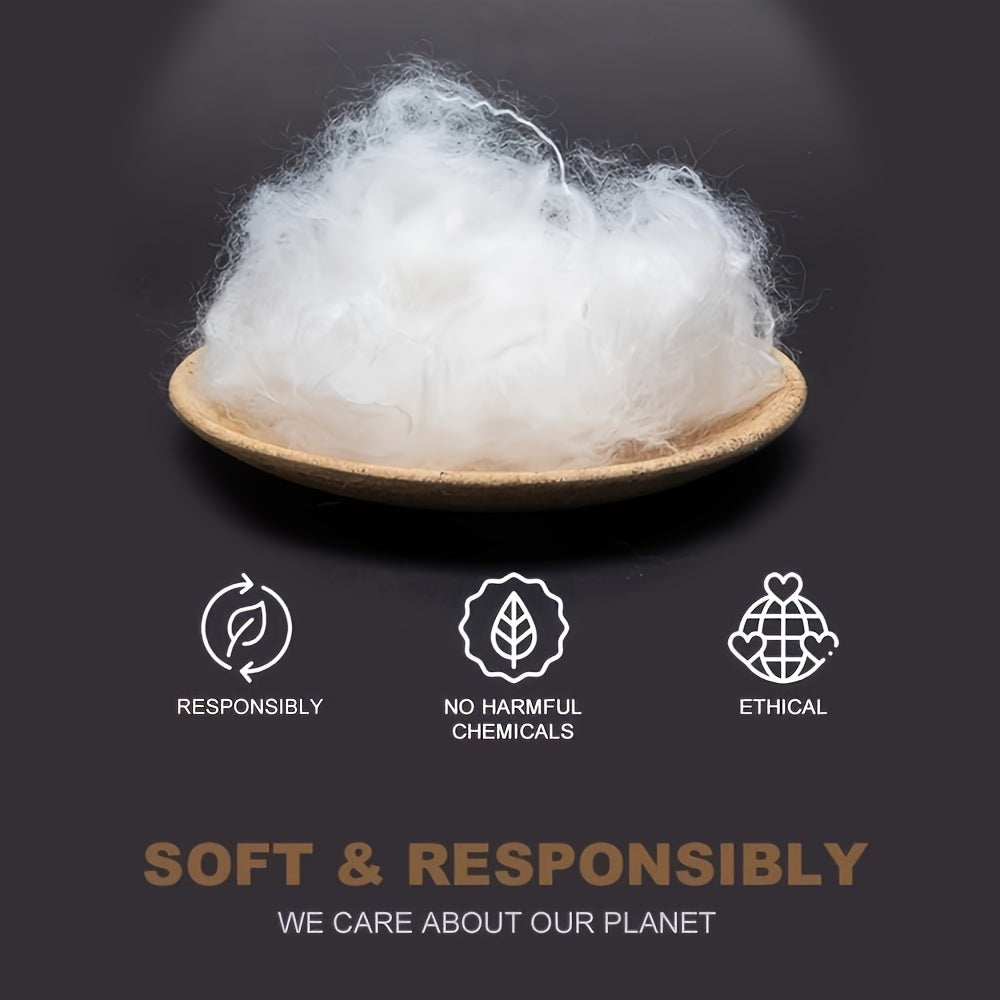 Barcha mavsumlar uchun qulaylik to'plami, 3 ta bo'lak, nafas oladigan alternativ qushqich bilan yostiq qopqog'i bilan