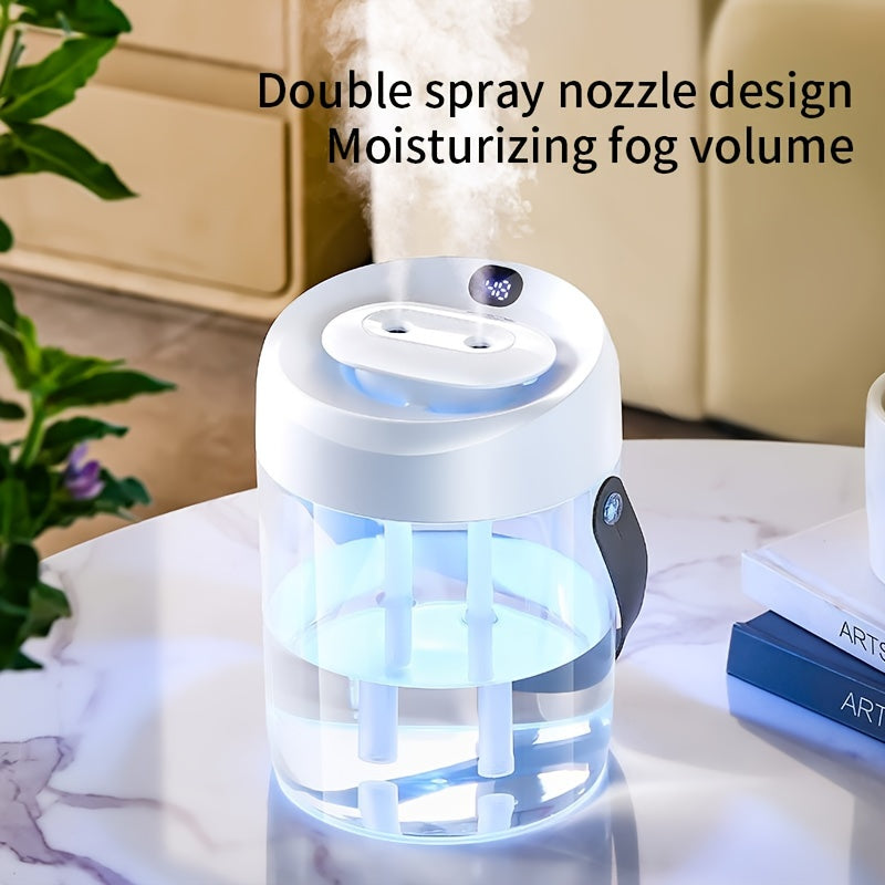 Quiet Soundwave 2L USB Humidifier with Night Light for Bedroom Nursery