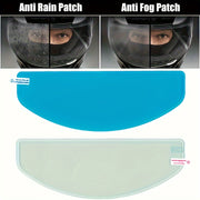 Unisex Motorcycle Helmet Rainproof Anti-Fog Film Waterproof Lens Patch