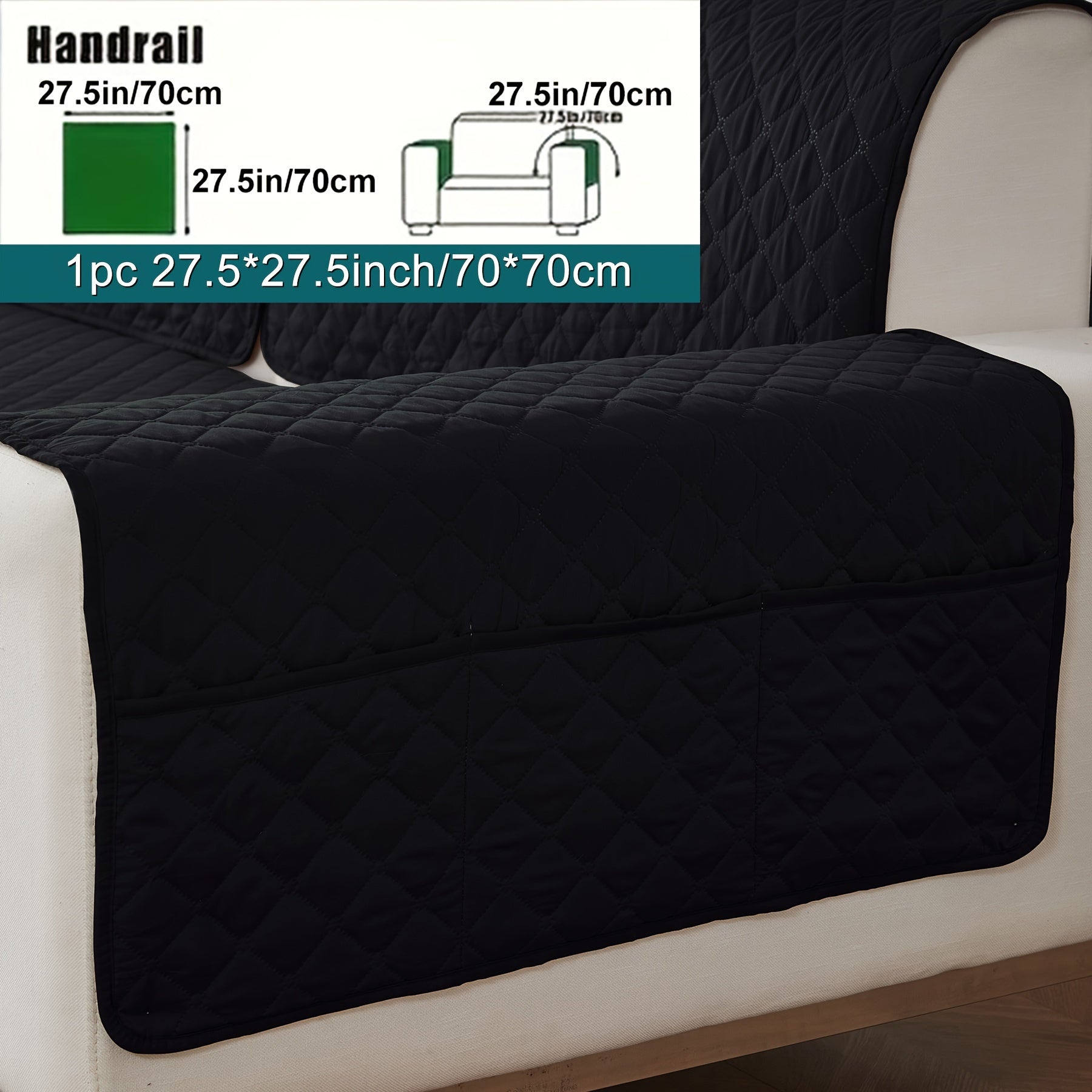 Anti-Slip Sofa Cushion Protector Machine Washable Durable Slip-Resistant Pad