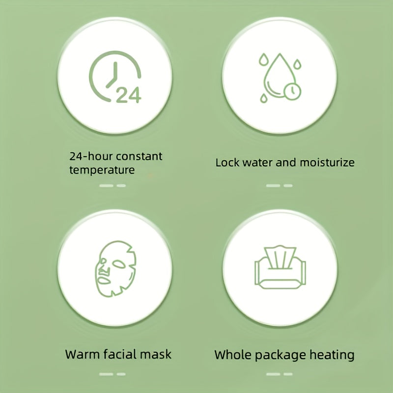 USB Heated Wet Wipe Dispenser Travel Portable Moisturizing White Multi-Functional