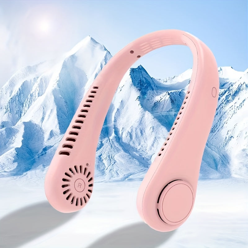 Rechargeable Sports Neck Fan Portable Cooling Device Lightweight for Outdoor Activities