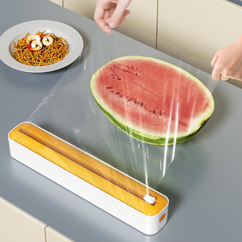 Disposable Plastic Wrap Slicer for Kitchen and Restaurant Use Dual-Direction Cling Film Cutter