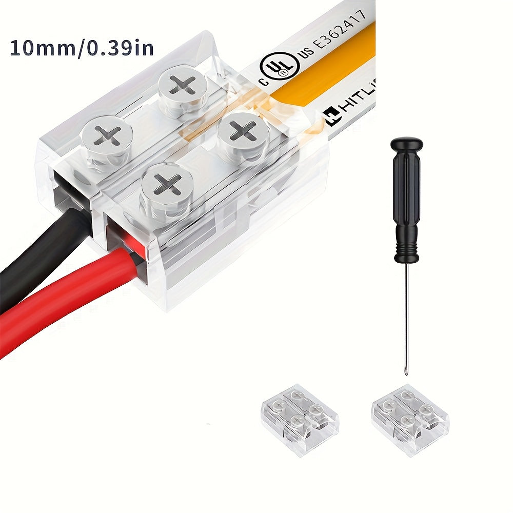 LED Strip Connectors Solderless Flexible Lighting Kit for Home and Commercial Use