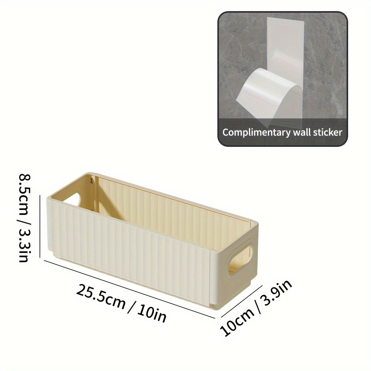 Foldable Plastic Storage Organizer for Cabinets and Walls Kitchen Bathroom Spice Rack