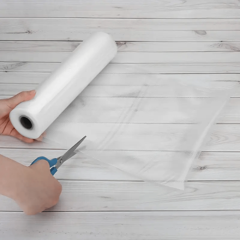 6-Roll Vacuum Sealer Bags Food Storage Meal Prep Preserving Freshness 27.99x300cm