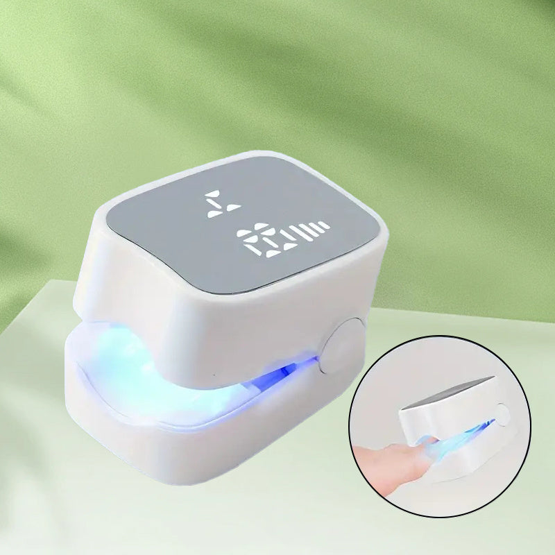 Portable Nail Care Device with Digital Display USB Rechargeable Compact for Personal and Nail Health