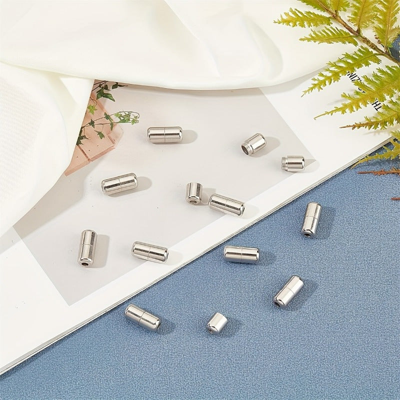 10pcs Shiny Metal Shoe Buckles Knot-Free Capsule Shoe Accessories