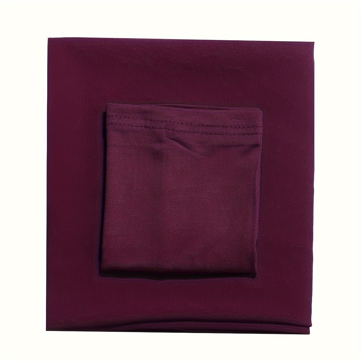 Juego de 2 pañuelos de chiffon de color sólido con capuchas interiores a juego, pañuelos ligeros para mujeres