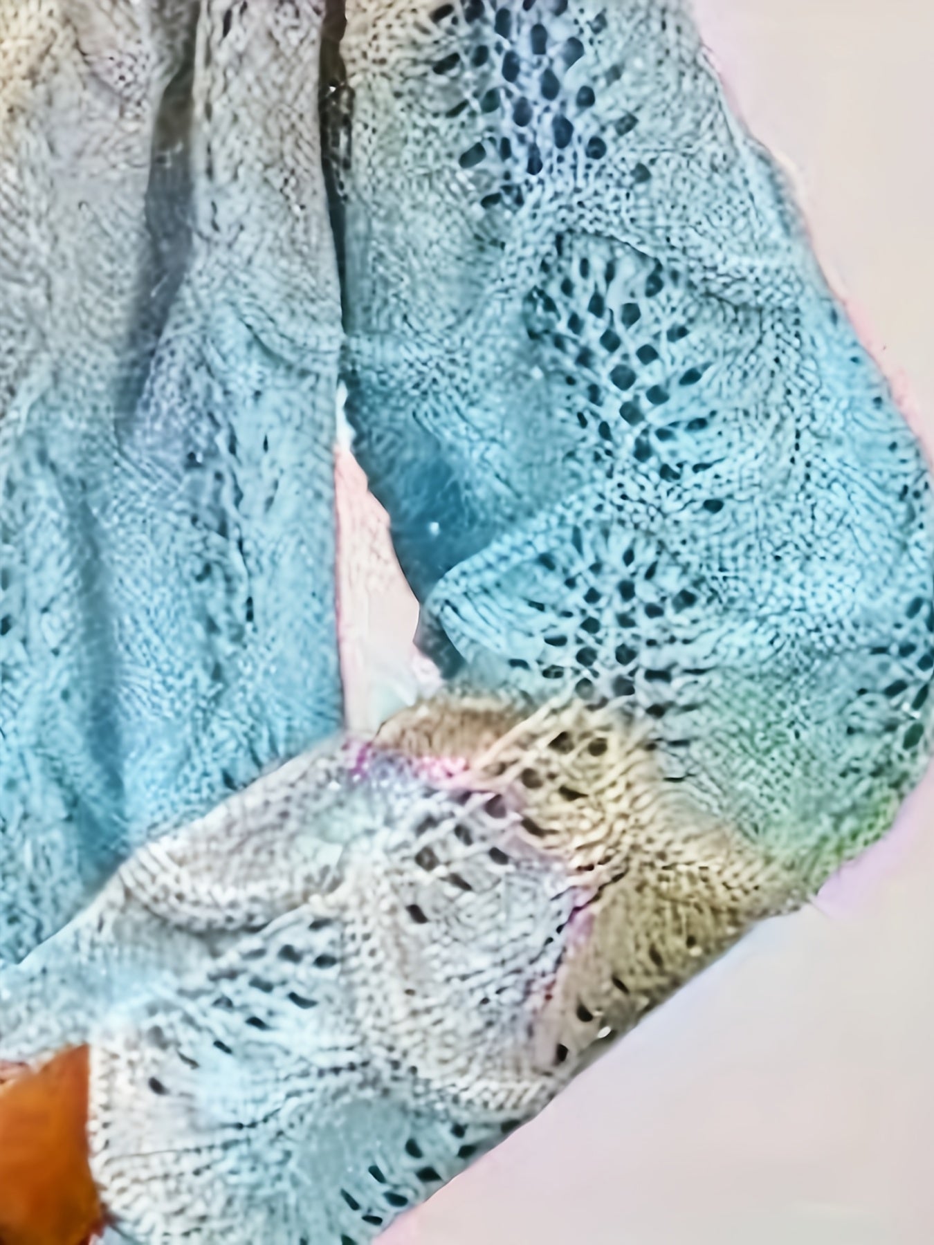 Plus Size Women's Open Front Long Sleeve Cardigan Lightweight Breathable Casual