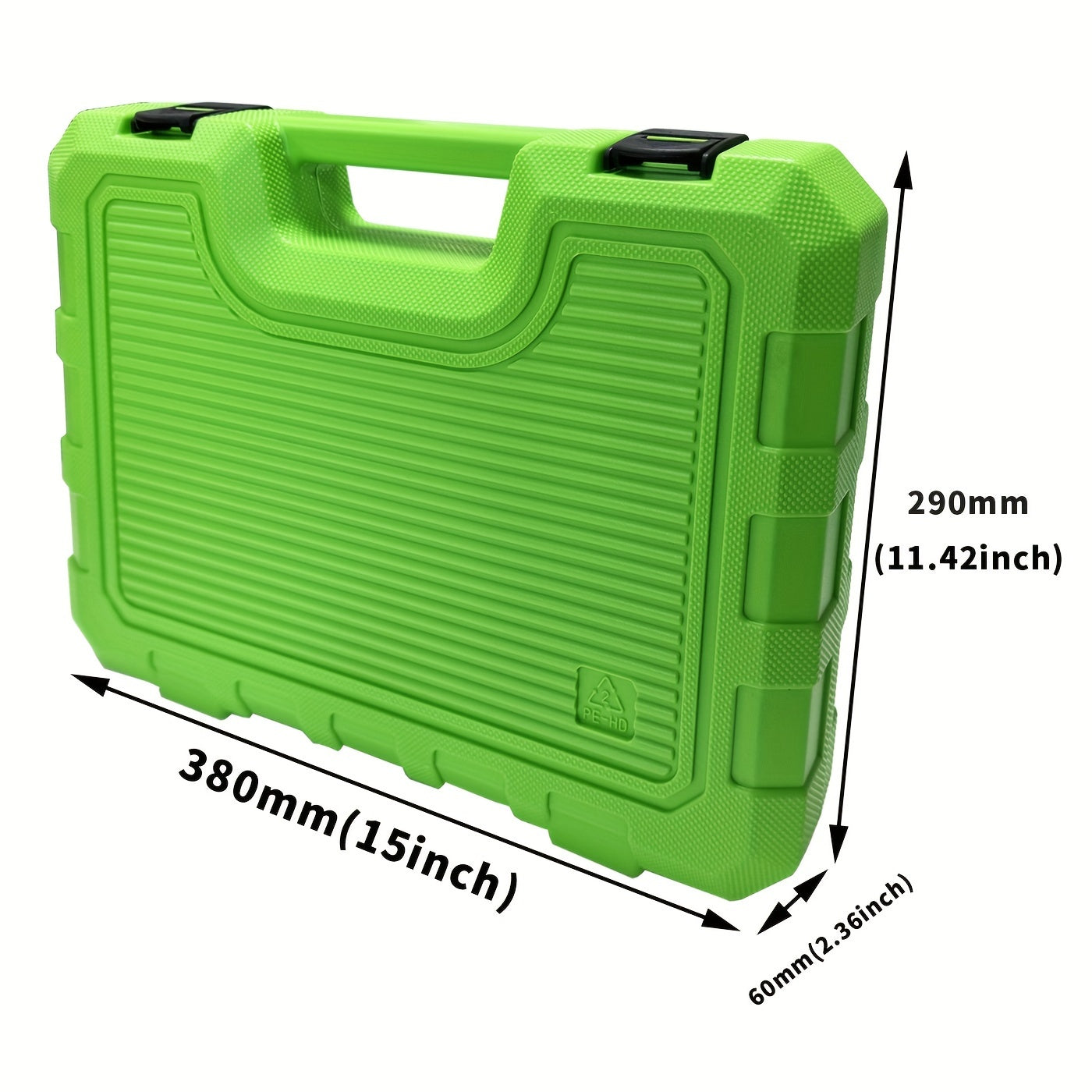 Juego de 50 piezas de vasos de impacto con carraca de 3/8 pulgadas, SAE y métrico, Cr-V