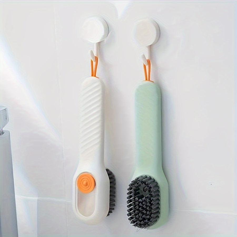 Multifunctional Liquid Shoe Cleaning Brush with Built-in Liquid Container