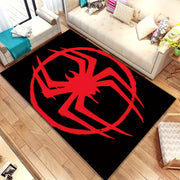 3D Spider Web Pattern Area Rug Non-Slip Stain-Resistant Machine Washable for Living Room Bedroom