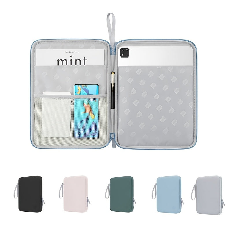 Tablet Case for Samsung and Apple Tablets 27.69/32.77 cm Polyurethane Black Pink Light Grey Sky Blue Dark Green