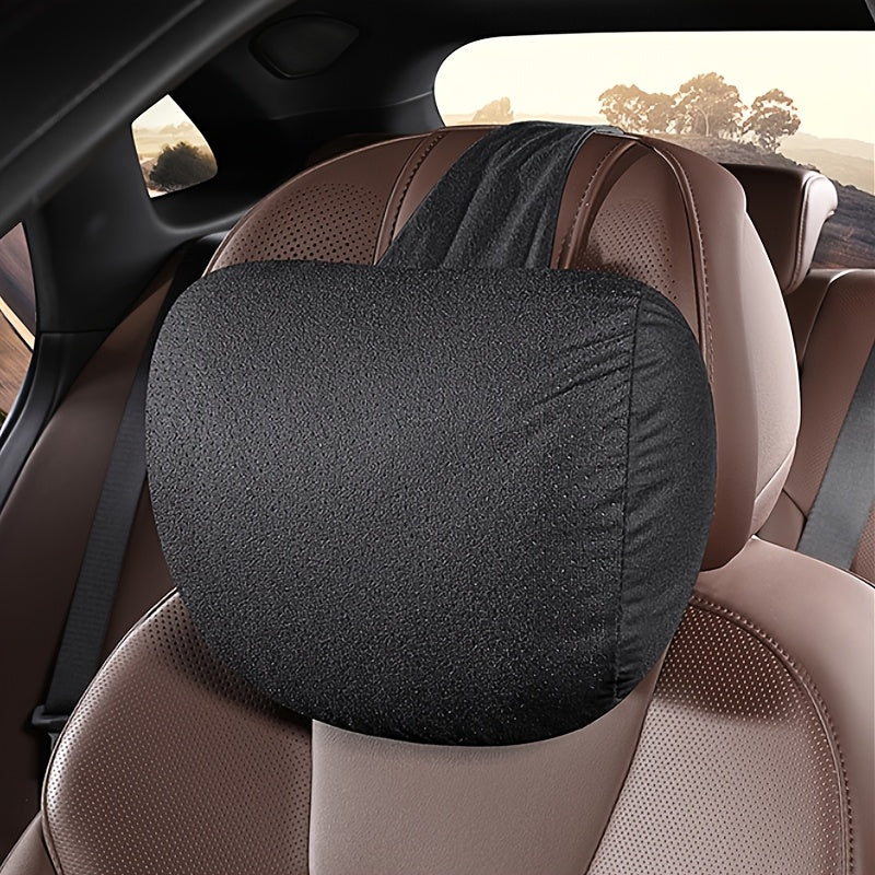 2pcs Soft Breathable Car Headrests Adjustable Neck Support Comfort Accessories