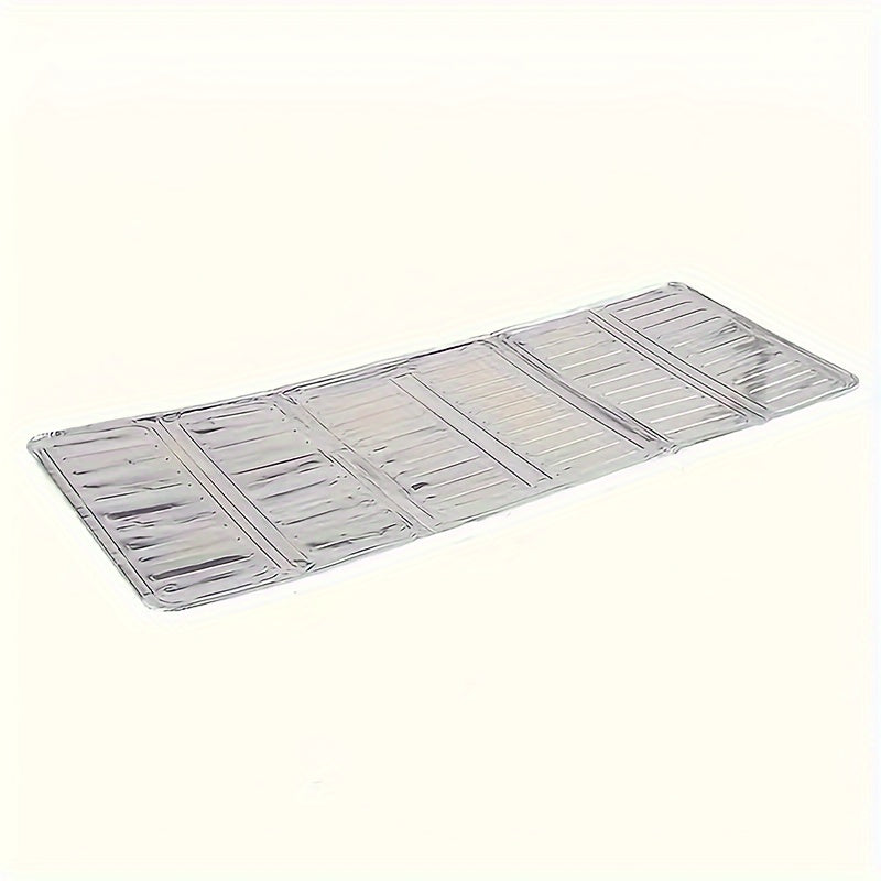 Aluminum Stove Splatter Guard Portable Heat-Resistant Foldable Oil Barrier for All Stove Models