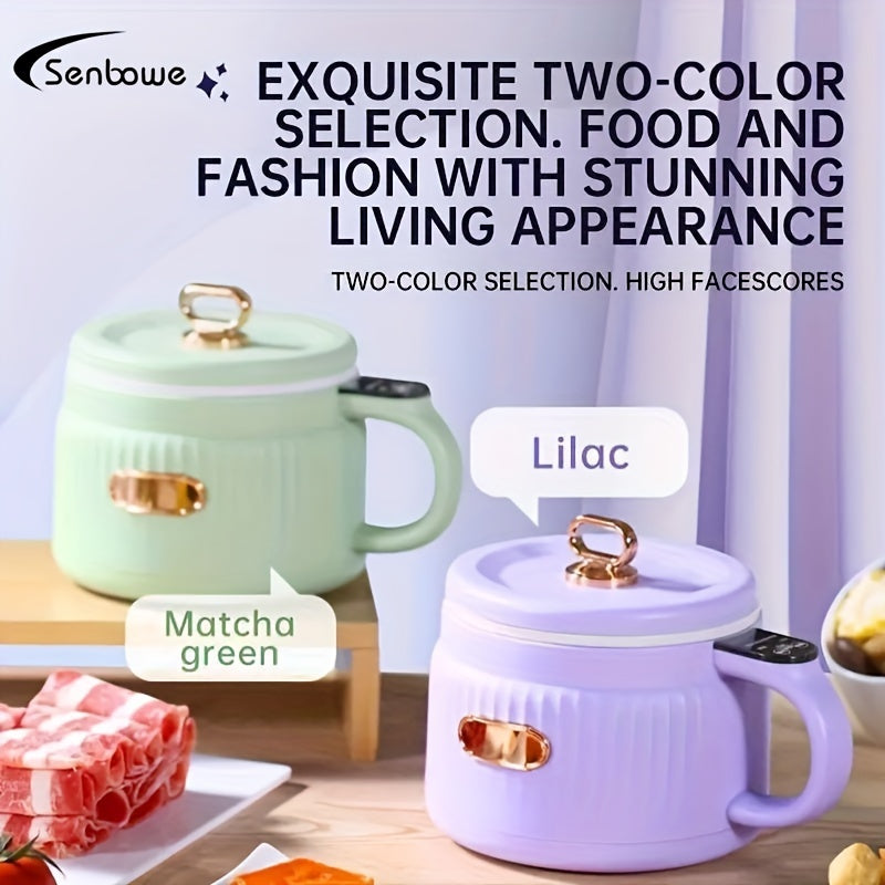 Kichik 1.6L Elektrik Qovurish Pisti, Sensorli Boshqaruv, Yopishmaydigan Yuz, Matcha Yashil, Lilac