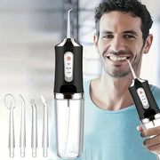 Electric Dental Water Flosser Portable Rechargeable USB High Frequency Pulse for Gum Health