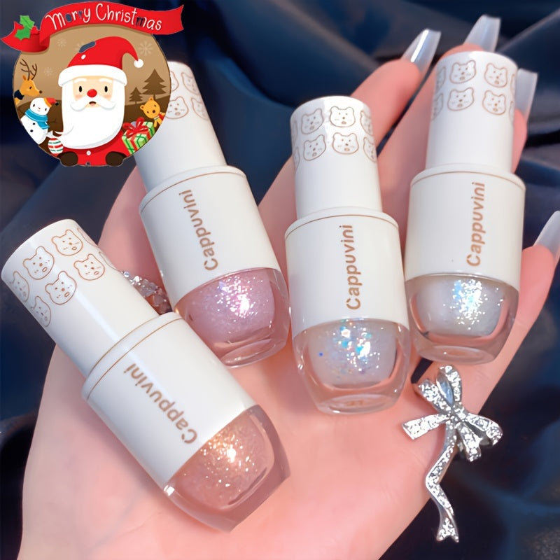 Ayollar uchun suyuq ko'zoynak, porloq, yalt-yalt sequin, suv o'tkazmaydigan makiyaj