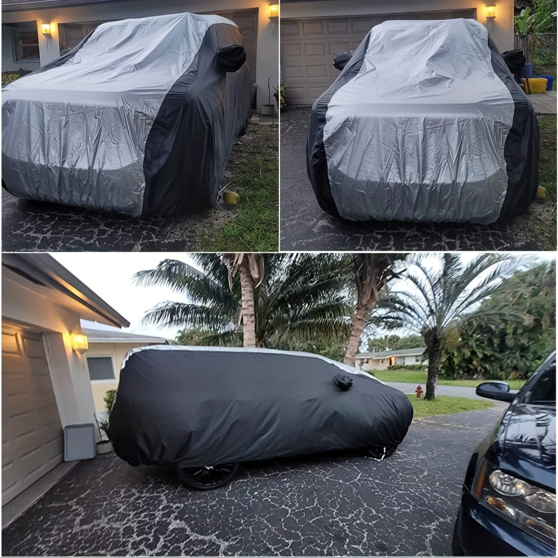 All Weather SUV Car Cover Outdoor Breathable Sun Snow Wind Protection