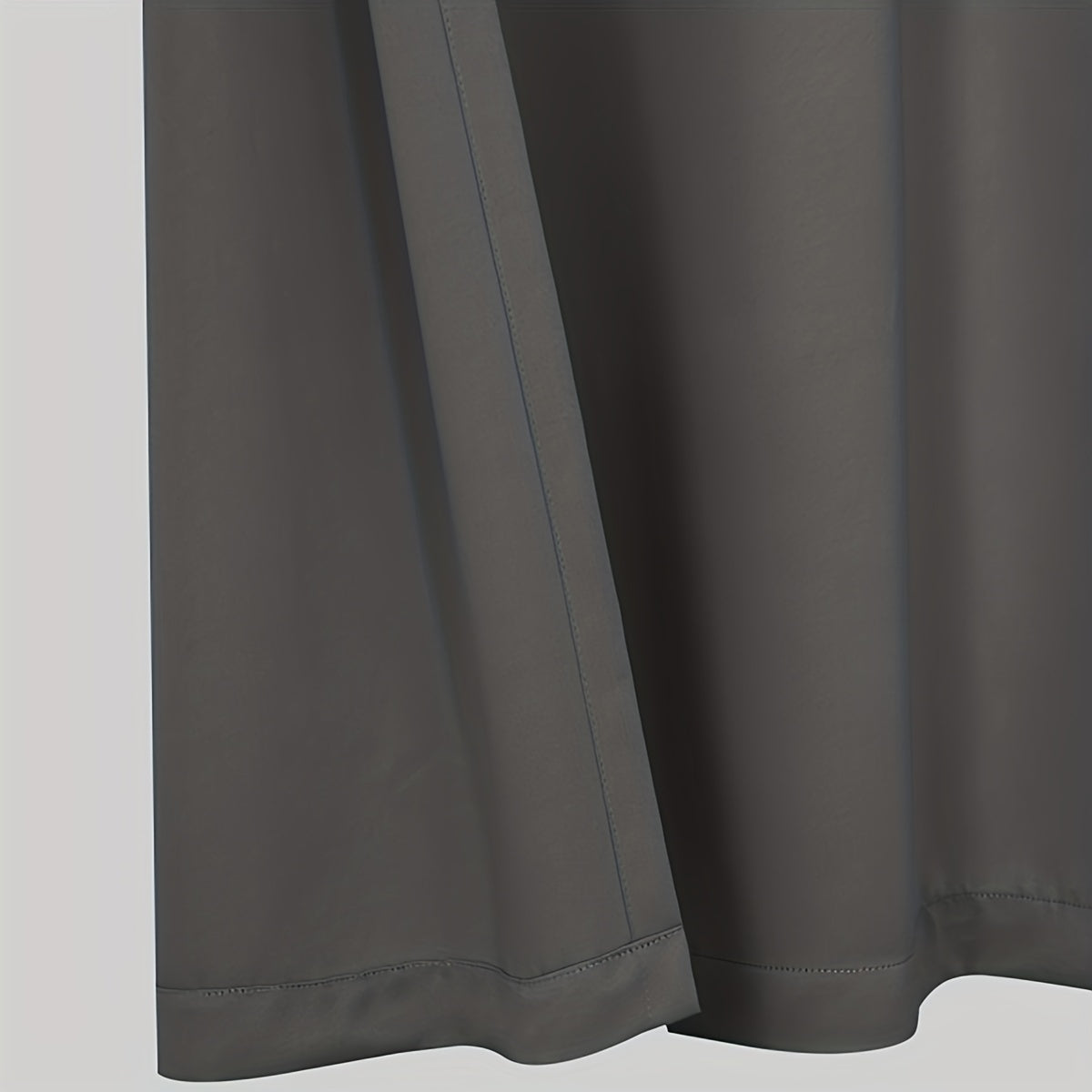 Blackout Curtain with Loop for Bedroom and Living Room Heat Insulation Noise Reduction 180g