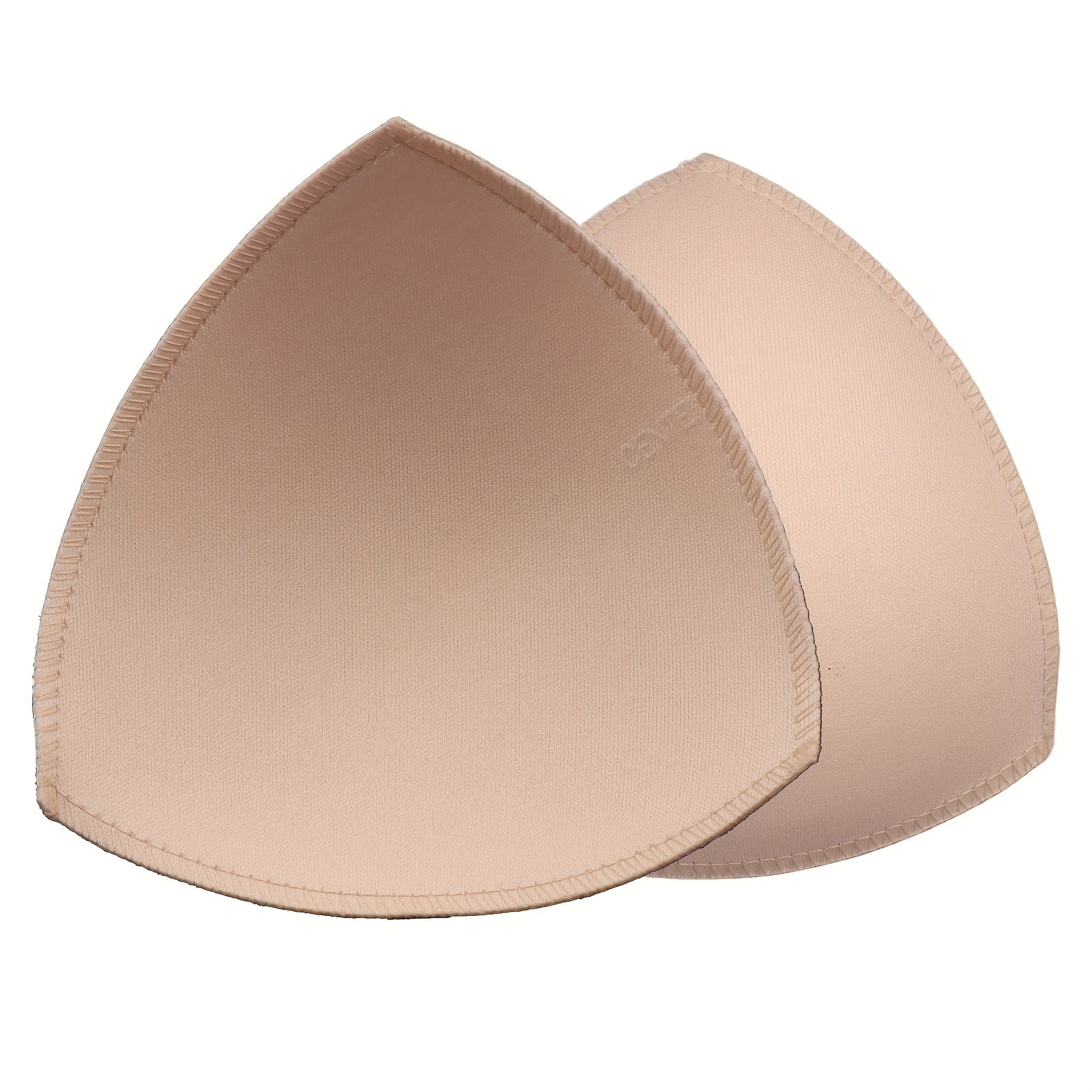 Triangle-Shaped Bikini Pads for Beachwear Polyester Solid Color 1 Pair