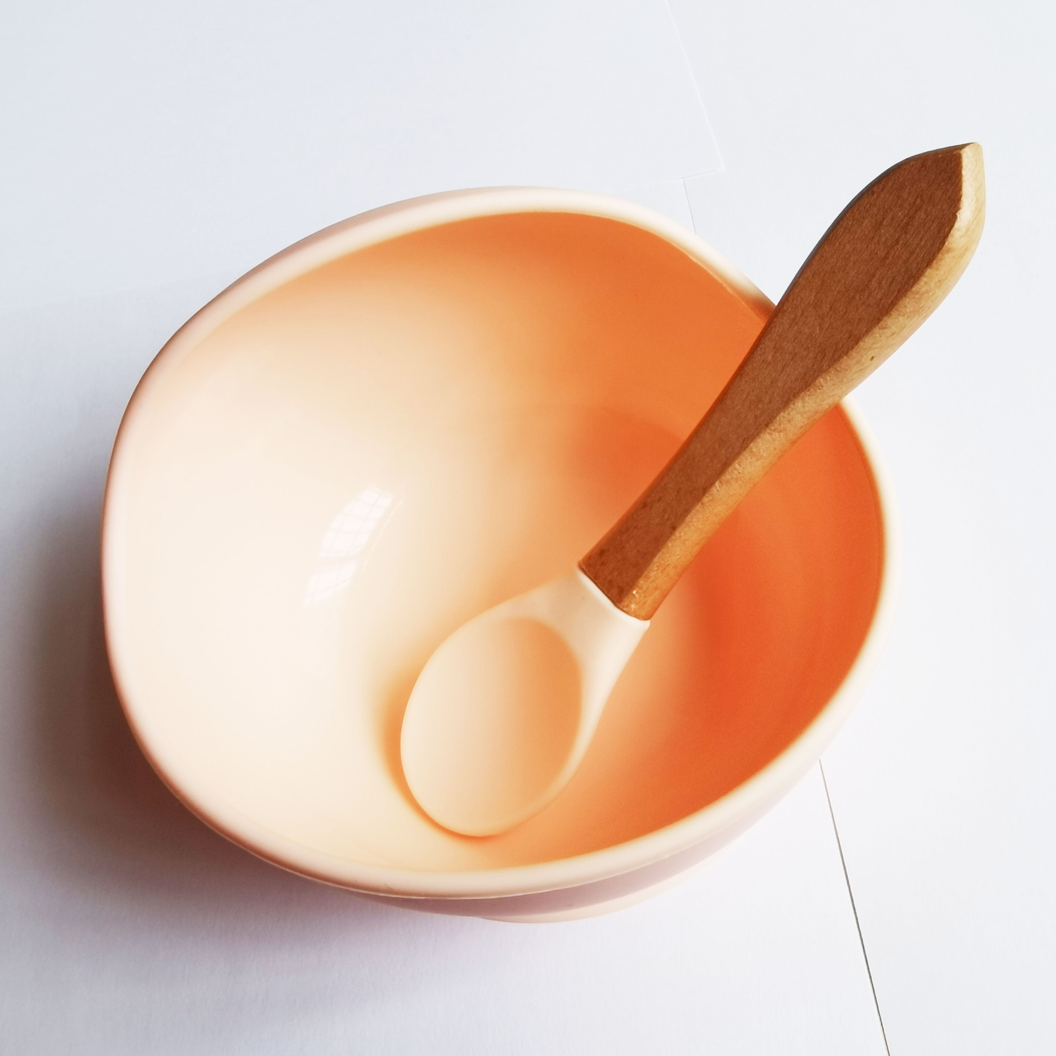 Baby Feeding Set with Silicone Bowl and Spoon for Toddlers Non-Slip Suction Cup Gift