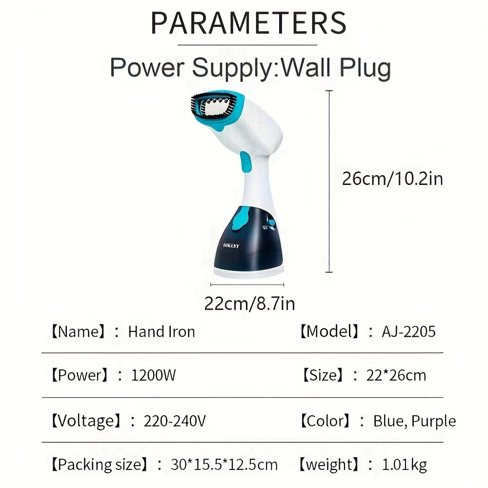 Vaporizador portátil de tela con depósito de agua extraíble para viajes y uso en el hogar
