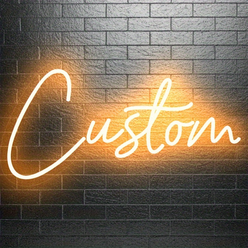 Letrero de neón LED personalizado para bodas, cumpleaños y fiestas. Eficiente en energía, fácil de instalar, idea de regalo