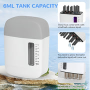 USB Rechargeable Scalp Massager Comb with Oil Applicator for Head Relaxation