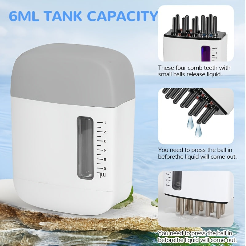 USB orqali zaryadlanadigan vibratsiyali bosh massaj qiluvchi taroq, moy qo'llash uchun. Bosh massaji va dam olish uchun ideal. 300mAh litiy batareyasi. 36V yoki undan past. Zamonaviy estetik va silliq ishlash.