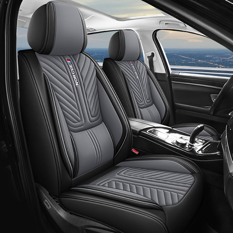 Universal PU teri avtomobil o‘rindiq qoplamalari barcha mavsumlar uchun to‘liq qamrovli bardoshli