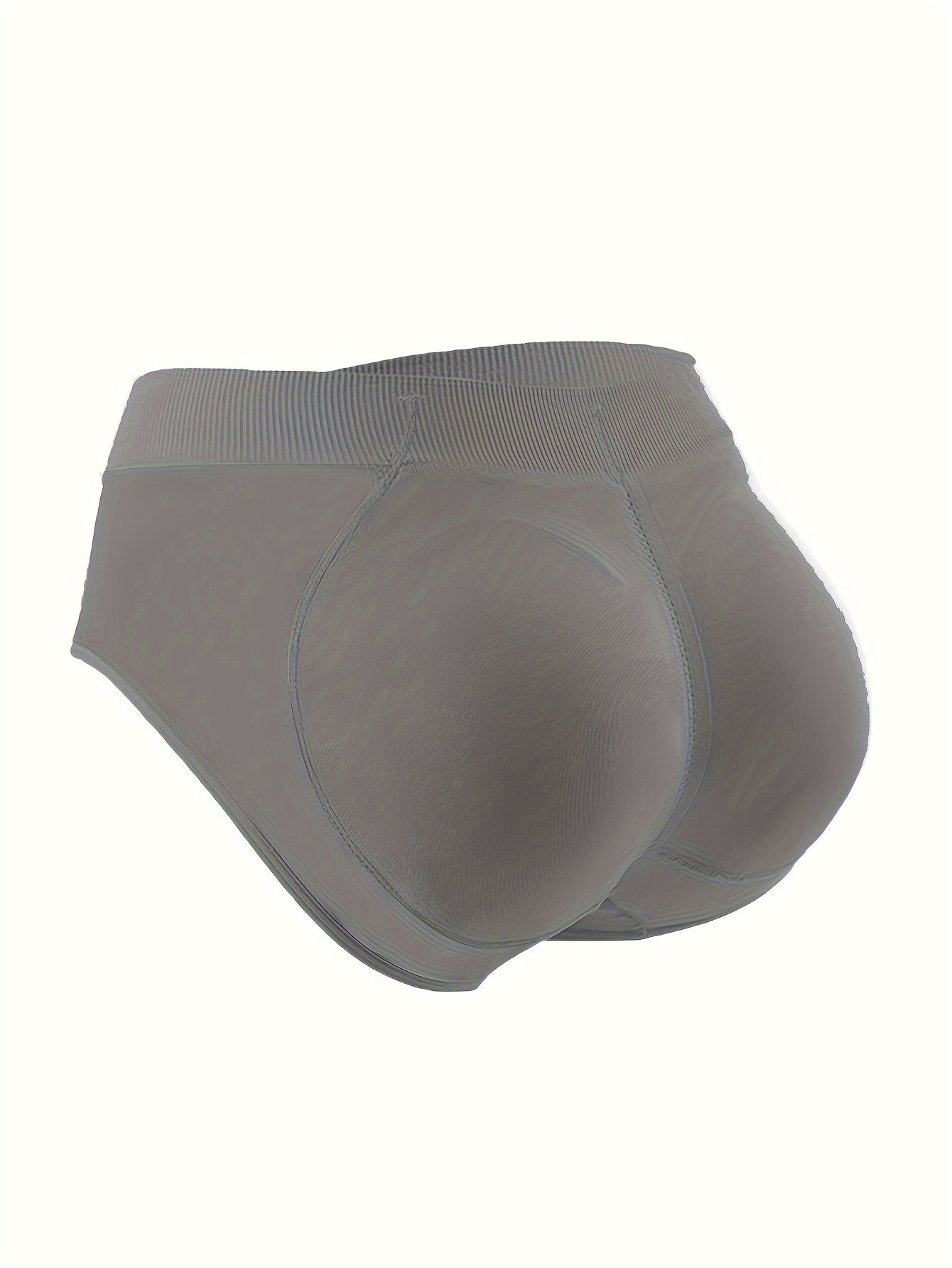 Women's Seamless Padded Panties with Butt Lift Shapewear Solid Color