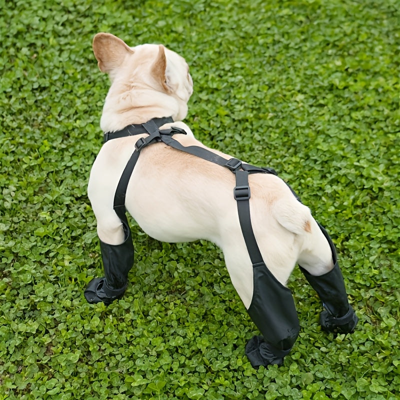 Zapatos impermeables y transpirables para perros de razas pequeñas y medianas, botas duraderas para todas las estaciones