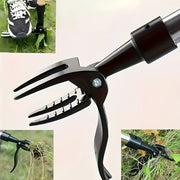 Heavy Duty Aluminum Weed Puller with 4 Claw Steel Root Removal Garden Tool