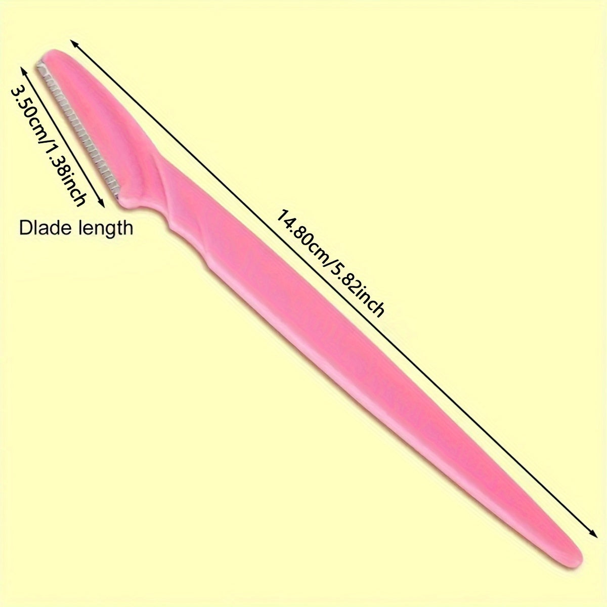 Unisex Plastic Eyebrow Razors Set for Hair and Face Grooming