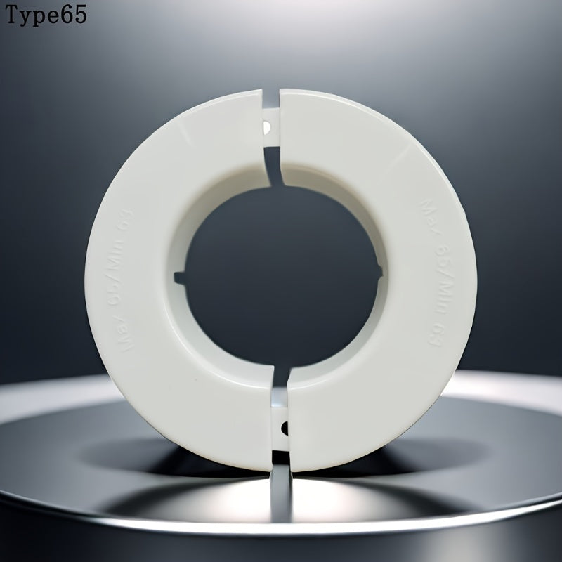 2-to'plam PVC devor teshigi qopqog'i konditsioner va quvur uchlari uchun