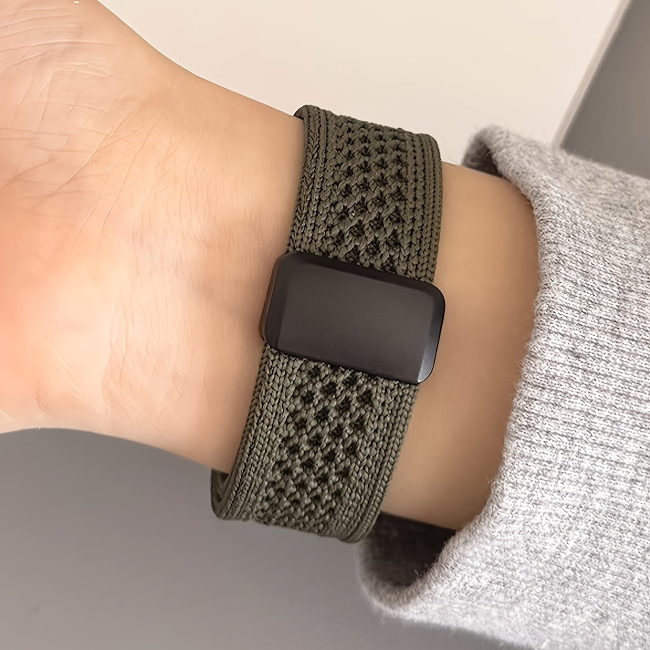 Nylon Braided Magnetic Buckle Watch Strap for Apple Watch Series Ultra S10 S3 38mm 49mm Men Women